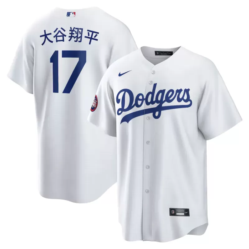 Men's Los Angeles Dodgers Shohei Ohtani Nike White 2025 MLB World Tour: Tokyo Series Home Kanji Replica Player Jersey Men's Los Angeles Dodgers Shohei Ohtani Nike White 2025 MLB World Tour: Tokyo Series Home Kanji Replica Player Jersey