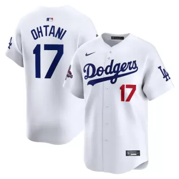 Men's Los Angeles Dodgers Shohei Ohtani Nike White Home 2024 World Series Champions Limited Jersey Men's Los Angeles Dodgers Shohei Ohtani Nike White Home 2024 World Series Champions Limited Jersey