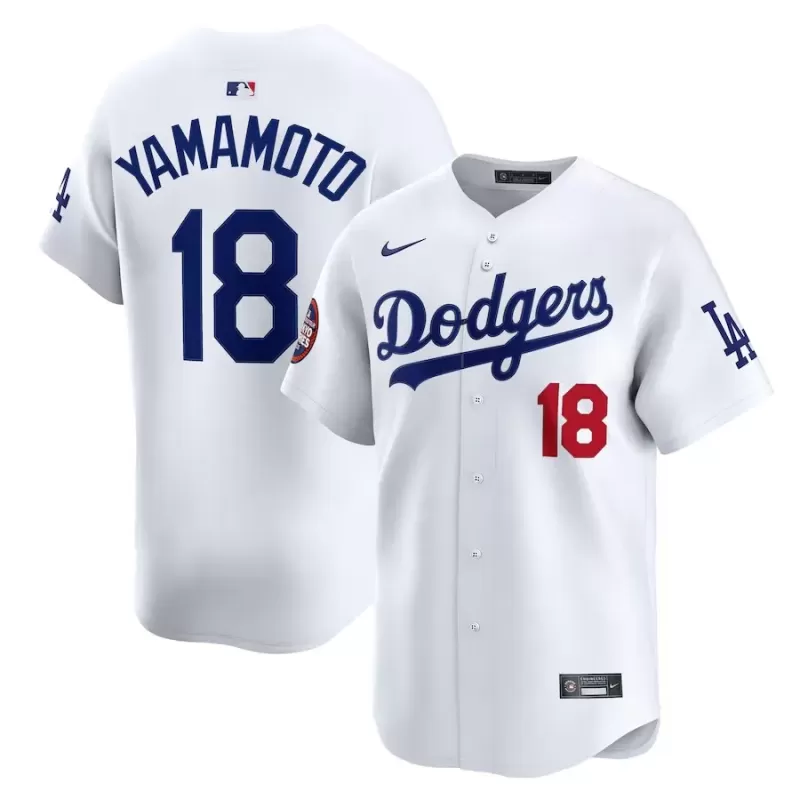 Men's Los Angeles Dodgers Yoshinobu Yamamoto Nike White 2025 MLB World Tour: Tokyo Series Home Limited Player Jersey Men's Los Angeles Dodgers Yoshinobu Yamamoto Nike White 2025 MLB World Tour: Tokyo Series Home Limited Player Jersey
