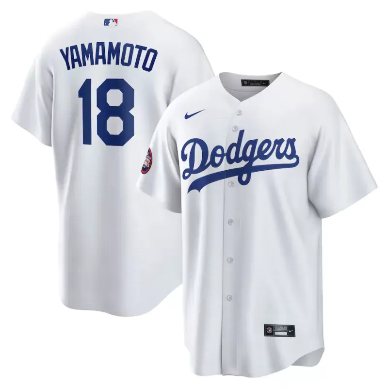 Men's Los Angeles Dodgers Yoshinobu Yamamoto Nike White 2025 MLB World Tour: Tokyo Series Home Replica Player Jersey Men's Los Angeles Dodgers Yoshinobu Yamamoto Nike White 2025 MLB World Tour: Tokyo Series Home Replica Player Jersey