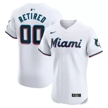Men's Miami Marlins Nike White Home Elite Pick-A-Player Retired Roster Jersey Men's Miami Marlins Nike White Home Elite Pick-A-Player Retired Roster Jersey