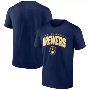 Men's Milwaukee Brewers Navy Master the Game T-Shirt Men's Milwaukee Brewers Navy Master the Game T-Shirt