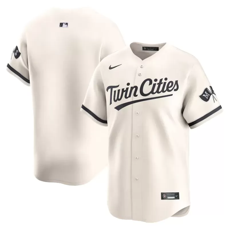 Men's Minnesota Twins Nike Cream Alternate Limited Jersey Men's Minnesota Twins Nike Cream Alternate Limited Jersey