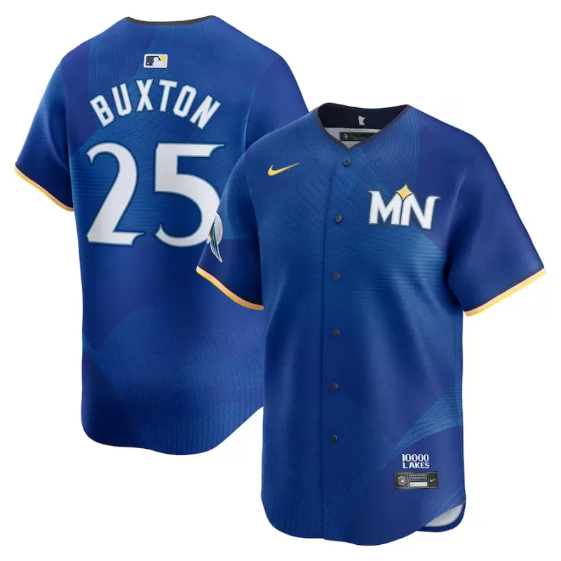 Men's Minnesota Twins Byron Buxton Nike Royal City Connect Limited Player Jersey Men's Minnesota Twins Byron Buxton Nike Royal City Connect Limited Player Jersey