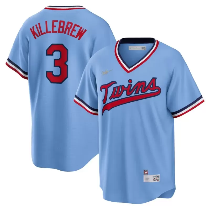 Men's Minnesota Twins Harmon Killebrew Nike Light Blue Road Cooperstown Collection Player Jersey Men's Minnesota Twins Harmon Killebrew Nike Light Blue Road Cooperstown Collection Player Jersey