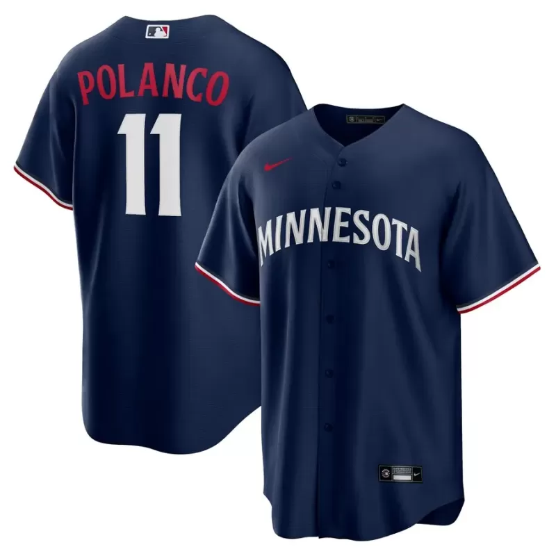Men's Minnesota Twins Jorge Polanco Nike Navy Alternate Replica Player Jersey Men's Minnesota Twins Jorge Polanco Nike Navy Alternate Replica Player Jersey