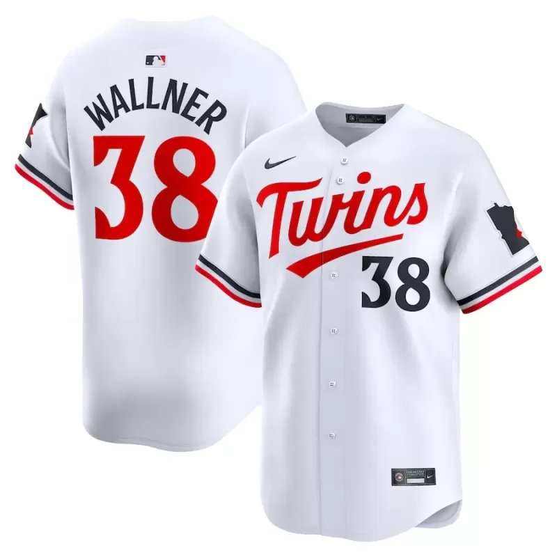 Men's Minnesota Twins Matt Wallner Nike White Home Limited Player Jersey Men's Minnesota Twins Matt Wallner Nike White Home Limited Player Jersey