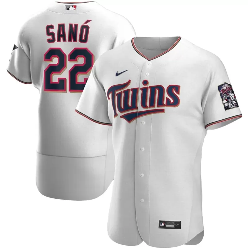 Men's Minnesota Twins Miguel Sano Nike White Home Authentic Player Jersey Men's Minnesota Twins Miguel Sano Nike White Home Authentic Player Jersey