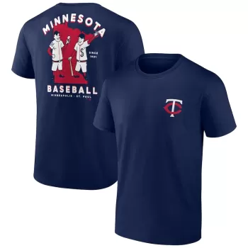 Men's Minnesota Twins Navy Bring It Team T-Shirt