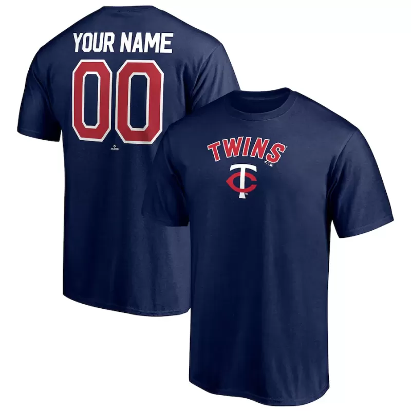 Men's Minnesota Twins Navy Personalized Team Winning Streak Name & Number T-Shirt Men's Minnesota Twins Navy Personalized Team Winning Streak Name & Number T-Shirt
