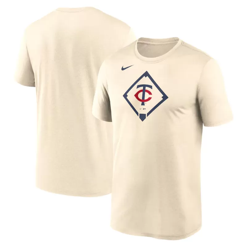 Men's Minnesota Twins Nike Cream Icon Legend Performance T-Shirt