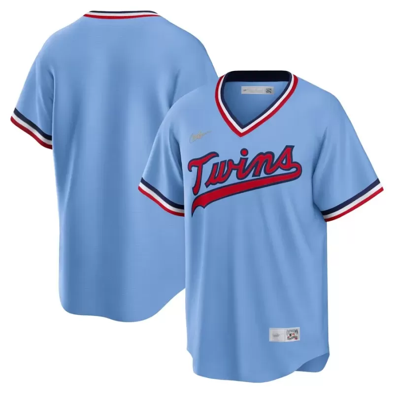 Men's Minnesota Twins Nike Light Blue Road Cooperstown Collection Team Jersey Men's Minnesota Twins Nike Light Blue Road Cooperstown Collection Team Jersey