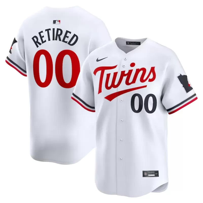 Men's Minnesota Twins Nike White Home Limited Pick-A-Player Retired Roster Jersey Men's Minnesota Twins Nike White Home Limited Pick-A-Player Retired Roster Jersey