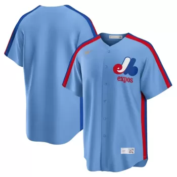 Men's Montreal Expos Nike Light Blue Road Cooperstown Collection Team Jersey Men's Montreal Expos Nike Light Blue Road Cooperstown Collection Team Jersey