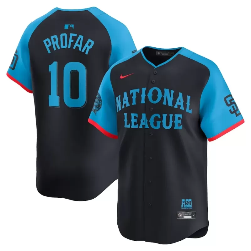 Men's National League Jurickson Profar Nike Navy 2024 MLB All-Star Game Limited Player Jersey Men's National League Jurickson Profar Nike Navy 2024 MLB All-Star Game Limited Player Jersey