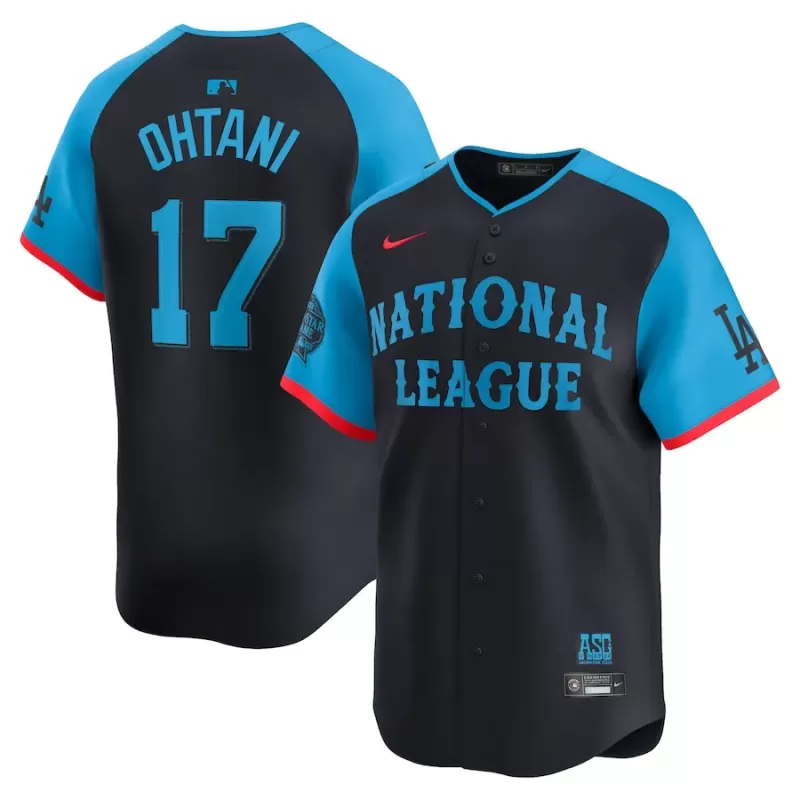 Men's National League Shohei Ohtani Nike Navy 2024 MLB All-Star Game Limited Player Jersey Men's National League Shohei Ohtani Nike Navy 2024 MLB All-Star Game Limited Player Jersey