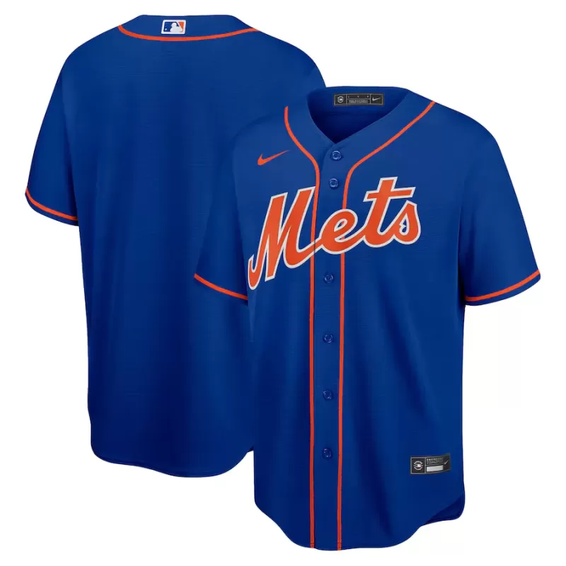 Men's New York Mets Nike Royal Big & Tall Alternate Replica Team Jersey Men's New York Mets Nike Royal Big & Tall Alternate Replica Team Jersey