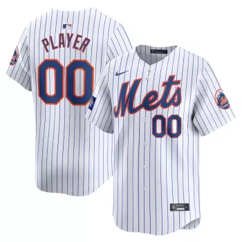 Men's New York Mets  Nike White 2024 MLB World Tour London Series Home Pick-A-Player Limited Jersey
