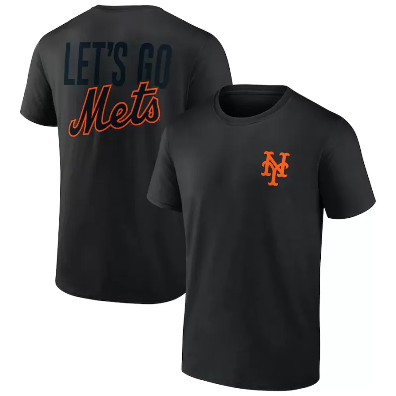 Men's New York Mets Black In It To Win It T-Shirt Men's New York Mets Black In It To Win It T-Shirt