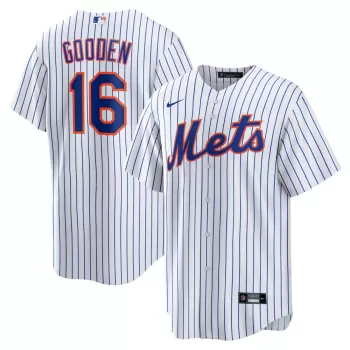 Men's New York Mets Dwight Gooden Nike White Home Replica Player Jersey Men's New York Mets Dwight Gooden Nike White Home Replica Player Jersey