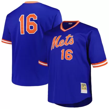 Men's New York Mets Dwight Gooden Profile Royal Big & Tall Cooperstown Collection Mesh Batting Practice Jersey Men's New York Mets Dwight Gooden Profile Royal Big & Tall Cooperstown Collection Mesh Batting Practice Jersey