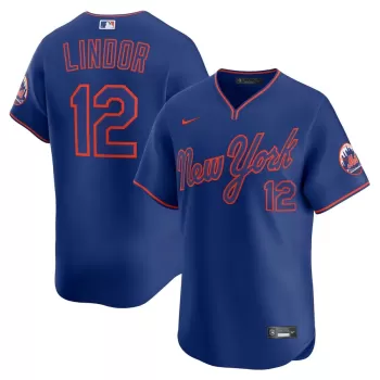 Men's New York Mets Francisco Lindor Nike Royal Alternate Limited Player Jersey Men's New York Mets Francisco Lindor Nike Royal Alternate Limited Player Jersey