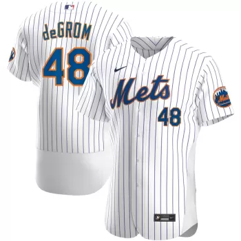 Men's New York Mets Jacob deGrom Nike White Home Authentic Player Jersey Men's New York Mets Jacob deGrom Nike White Home Authentic Player Jersey
