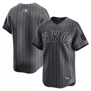 Men's New York Mets Nike Gray City Connect Limited Jersey Men's New York Mets Nike Gray City Connect Limited Jersey