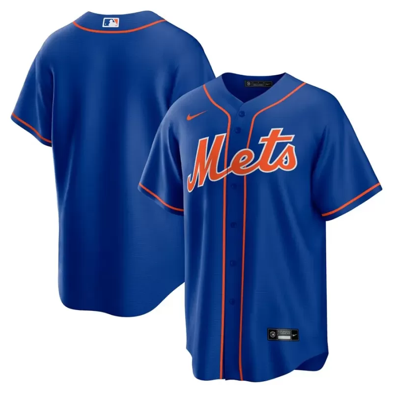 Men's New York Mets Nike Royal Alternate Replica Team Jersey Men's New York Mets Nike Royal Alternate Replica Team Jersey