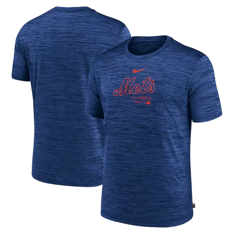 Men's New York Mets Nike Royal Authentic Collection Velocity Performance Practice T-Shirt Men's New York Mets Nike Royal Authentic Collection Velocity Performance Practice T-Shirt