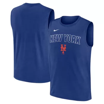 Men's New York Mets Nike Royal Knockout Performance Muscle Tank Top