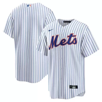Men's New York Mets Nike White Home Blank Replica Jersey Men's New York Mets Nike White Home Blank Replica Jersey