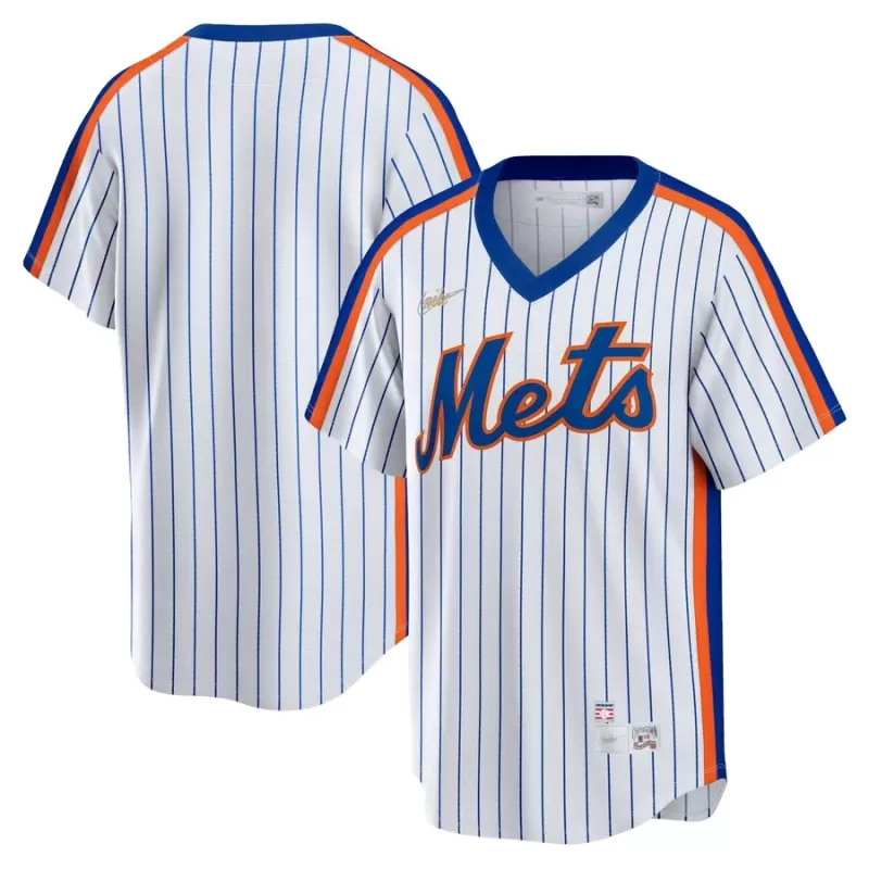 Men's New York Mets Nike White Home Cooperstown Collection Team Jersey Men's New York Mets Nike White Home Cooperstown Collection Team Jersey