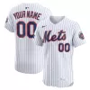Men's New York Mets Nike White Home Elite Sponsor Patch Custom Jersey Men's New York Mets Nike White Home Elite Sponsor Patch Custom Jersey