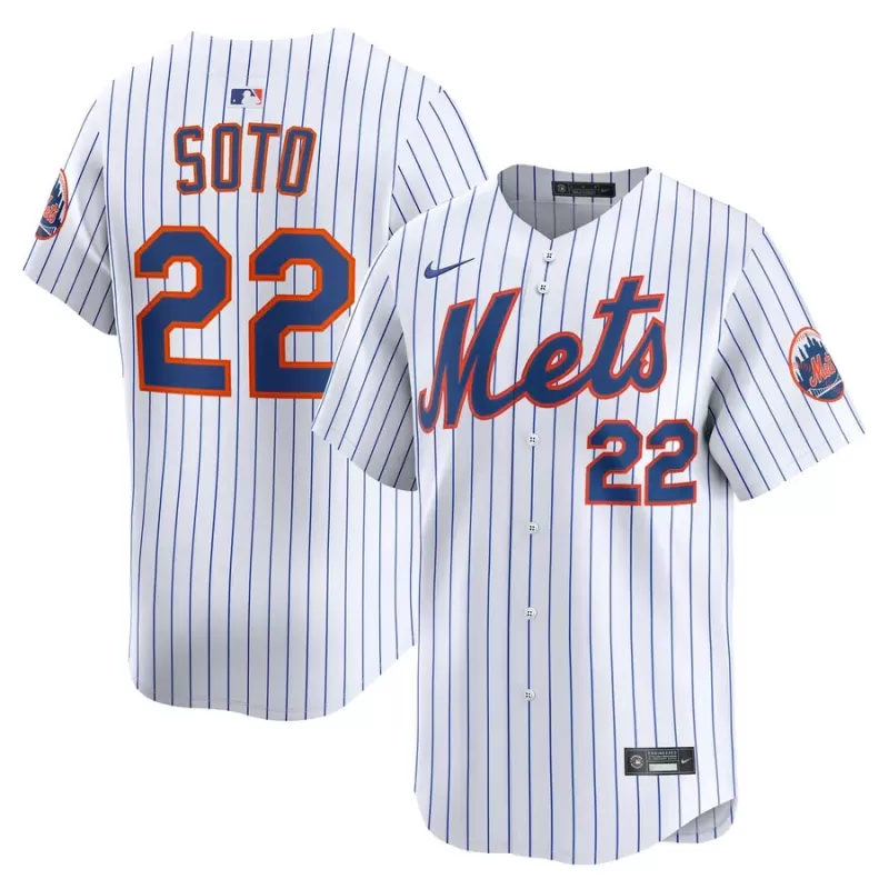Men's New York Mets Nike White Home Limited Player Jersey Men's New York Mets Nike White Home Limited Player Jersey