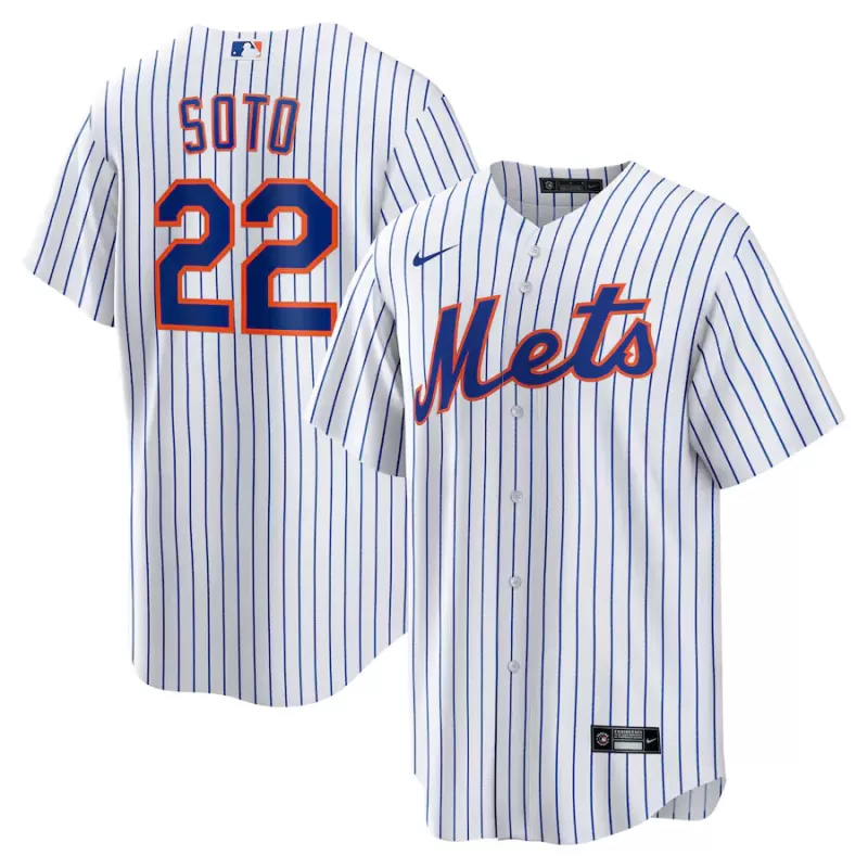 Men's New York Mets Nike White Home Replica Player Jersey Men's New York Mets Nike White Home Replica Player Jersey