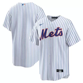 Men's New York Mets Nike White Home Replica Team Jersey Men's New York Mets Nike White Home Replica Team Jersey