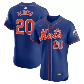 Men's New York Mets Pete Alonso Nike Royal 2nd Alternate Elite Player Jersey Men's New York Mets Pete Alonso Nike Royal 2nd Alternate Elite Player Jersey