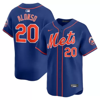 Men's New York Mets Pete Alonso Nike Royal Alternate Limited Player Jersey Men's New York Mets Pete Alonso Nike Royal Alternate Limited Player Jersey