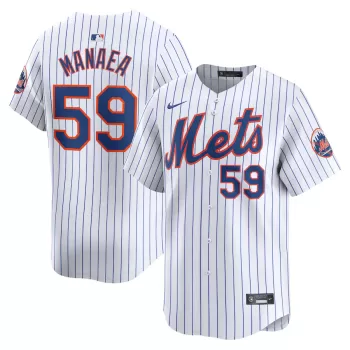 Men's New York Mets Sean Manaea Nike White Home Limited Player Jersey Men's New York Mets Sean Manaea Nike White Home Limited Player Jersey
