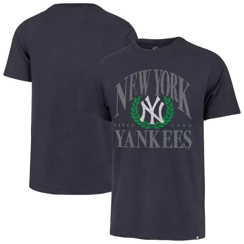 Men's New York Yankees '47 Navy Pitchout Franklin T-Shirt Men's New York Yankees '47 Navy Pitchout Franklin T-Shirt