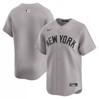 Men's New York Yankees Nike Gray Away Limited Jersey Men's New York Yankees Nike Gray Away Limited Jersey