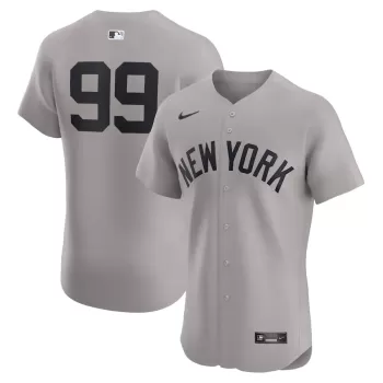 Men's New York Yankees Aaron Judge Nike Gray Road Elite Player Jersey Men's New York Yankees Aaron Judge Nike Gray Road Elite Player Jersey