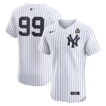 Men's New York Yankees Aaron Judge Nike White 2024 World Series Home Elite Player Jersey Men's New York Yankees Aaron Judge Nike White 2024 World Series Home Elite Player Jersey