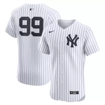 Men's New York Yankees Aaron Judge Nike White Home Elite Player Jersey Men's New York Yankees Aaron Judge Nike White Home Elite Player Jersey