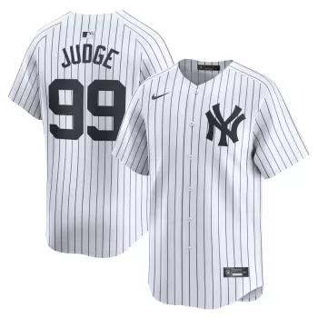 Men's New York Yankees Aaron Judge Nike White Home Limited Player Jersey Men's New York Yankees Aaron Judge Nike White Home Limited Player Jersey