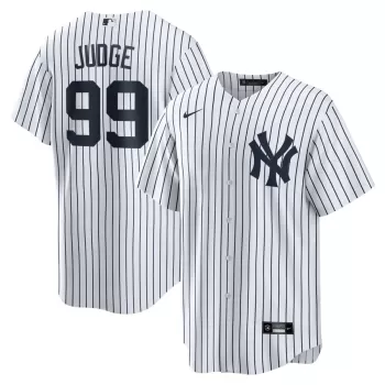 Men's New York Yankees Aaron Judge Nike White Home Replica Player Name Jersey Men's New York Yankees Aaron Judge Nike White Home Replica Player Name Jersey