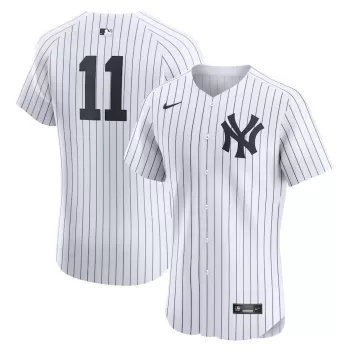 Men's New York Yankees Anthony Volpe Nike White Home Elite Jersey Men's New York Yankees Anthony Volpe Nike White Home Elite Jersey
