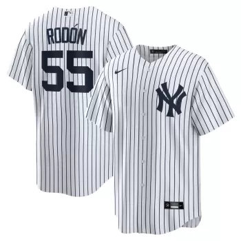 Men's New York Yankees Carlos Rodon Nike White/Navy Home Official Player Jersey Men's New York Yankees Carlos Rodon Nike White/Navy Home Official Player Jersey