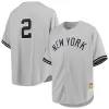 Men's New York Yankees Derek Jeter Mitchell & Ness Gray 1998 Cooperstown Collection Road Authentic Jersey Men's New York Yankees Derek Jeter Mitchell & Ness Gray 1998 Cooperstown Collection Road Authentic Jersey